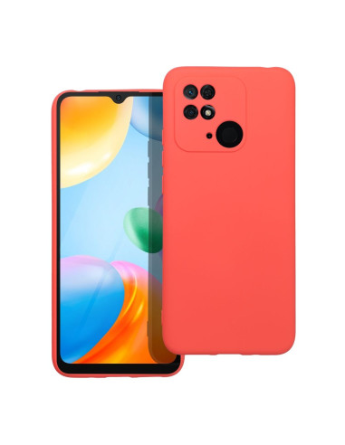 COQUE SILICONE pour XIAOMI Redmi 10C pêche