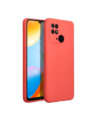 COQUE SILICONE pour XIAOMI Redmi 10C pêche