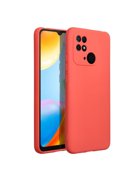 COQUE SILICONE pour XIAOMI Redmi 10C pêche