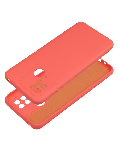 COQUE SILICONE pour XIAOMI Redmi 10C pêche