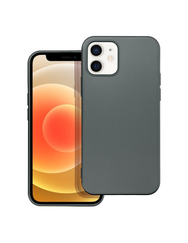 Coque METALLIC pour IPHONE 12 / 12 PRO gris