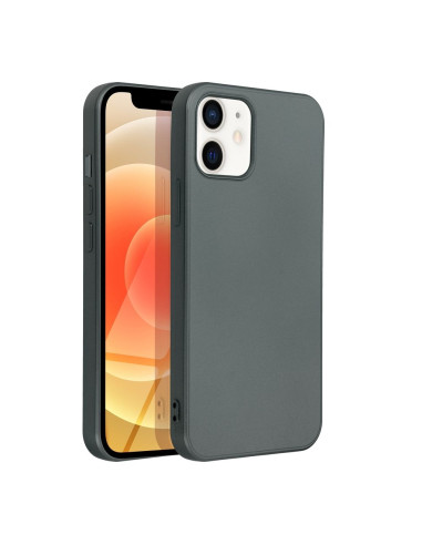 Coque METALLIC pour IPHONE 12 / 12 PRO gris