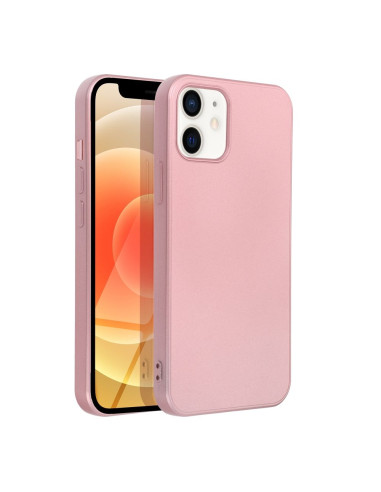 Coque METALLIC pour IPHONE 12 / 12 PRO rose
