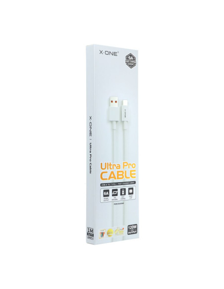X-ONE Ultra Pro XIAOMI Câble USB C 120W 6A (puce originale)