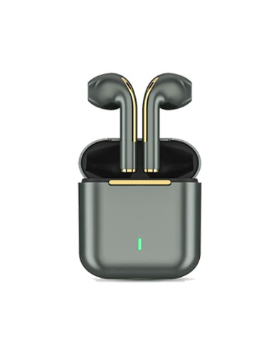 Wireless headset stereo TWS J18 + docking station green