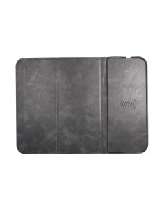 Tapis de souris avec chargeur indicatif 15W OJD-82 brun-gris