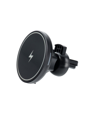 Support voiture avec charge par induction compatible avec MagSafe 15W D7 noir
