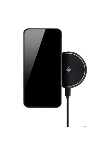Support voiture avec charge par induction compatible avec MagSafe 15W D7 noir