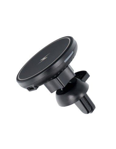 Support voiture avec charge par induction compatible avec MagSafe 15W D7 noir
