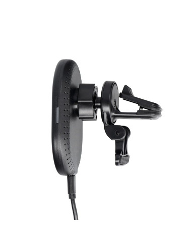 Support voiture avec charge par induction compatible avec MagSafe 15W D8 noir