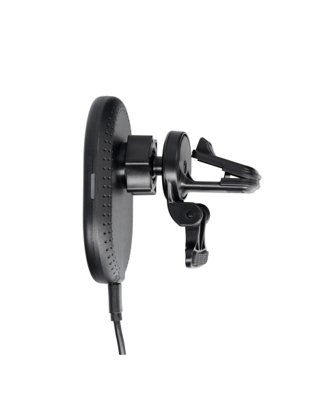 Support voiture avec charge par induction compatible avec MagSafe 15W D8 noir