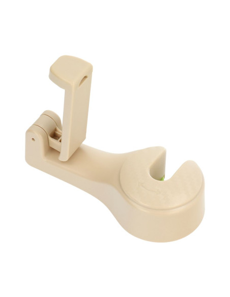 Cintre / crochet / organisateur d'appui-tête pour le shopping + support de téléphone HM-590 blanc