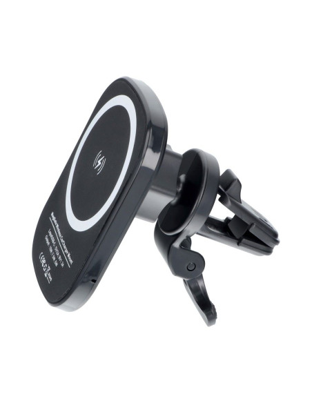 Support voiture avec charge par induction compatible avec MagSafe 15W D10 noir