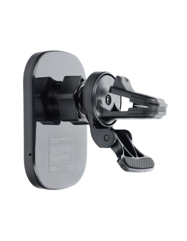 Support voiture avec charge par induction compatible avec MagSafe 15W D10 noir