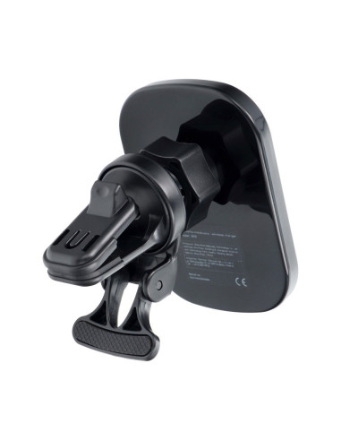 Support voiture avec charge par induction compatible avec MagSafe 15W D10 noir
