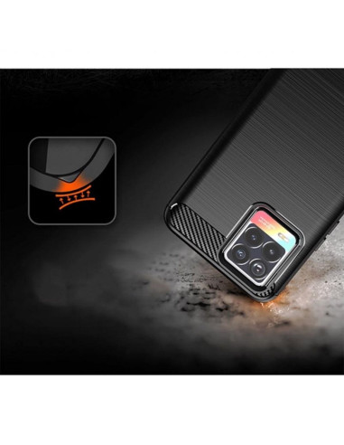 COQUE FORCELL - CARBON pour REALME 8 NOIR