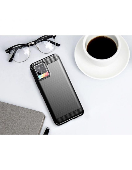 COQUE FORCELL - CARBON pour REALME 8 NOIR