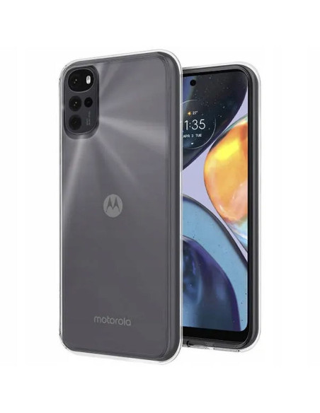 Coque BACK CASE Ultra Slim 0,5mm pour MOTOROLA G22 TRANSPARENT