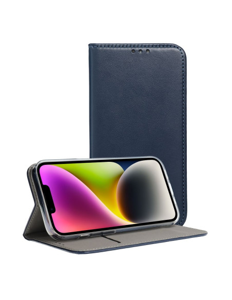 Etui Smart Magneto pour IPHONE 14 PLUS bleu marine