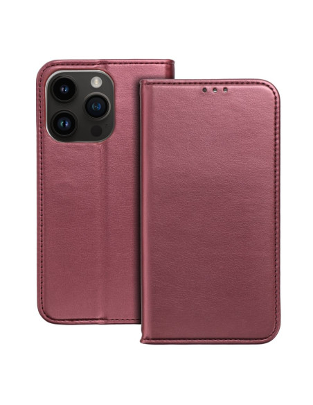 Etui Smart Magneto pour IPHONE 14 PLUS bordeaux