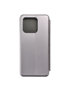 Étui Book Elegance pour Xiaomi Redmi 10c acier 2