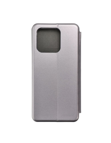 Étui Book Elegance pour Xiaomi Redmi 10c acier