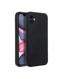 SILICONE MAG COVER compatible avec MagSafe pour IPHONE 11 noir 2