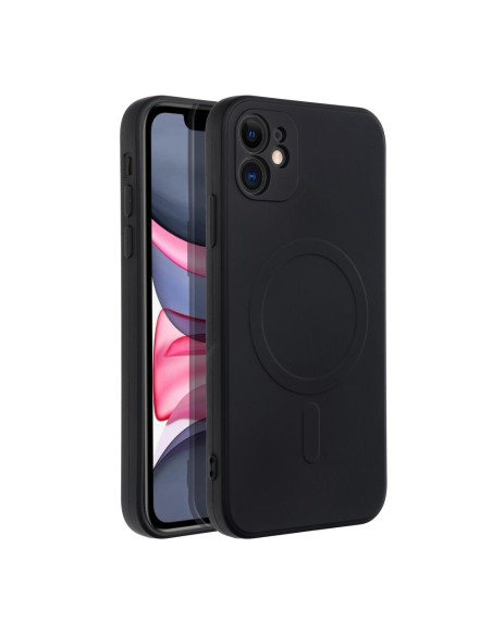 SILICONE MAG COVER compatible avec MagSafe pour IPHONE 11 noir