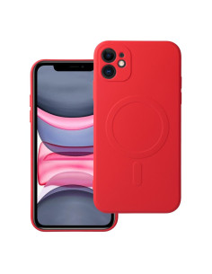 SILICONE MAG COVER compatible avec MagSafe pour IPHONE 11 rouge
