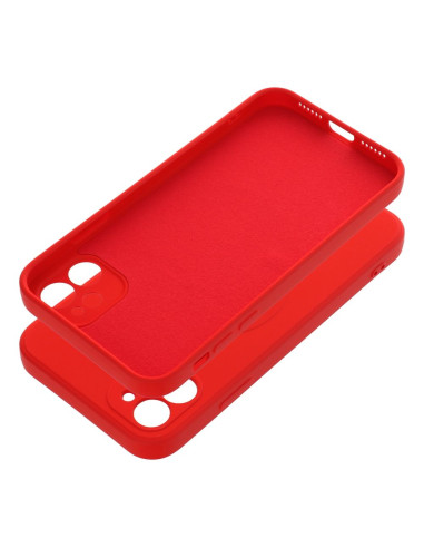 SILICONE MAG COVER compatible avec MagSafe pour IPHONE 11 rouge