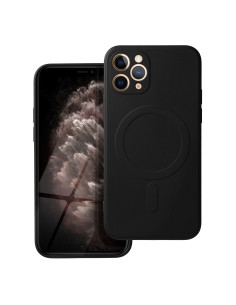 SILICONE MAG COVER compatible avec MagSafe pour IPHONE 11 Pro noir
