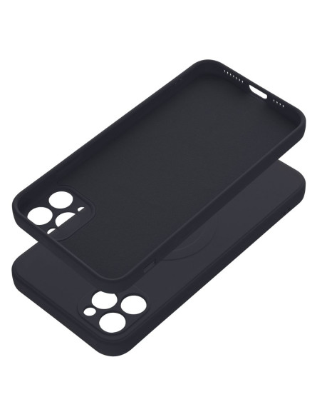 SILICONE MAG COVER compatible avec MagSafe pour IPHONE 11 Pro Max noir