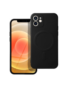 SILICONE MAG COVER compatible avec MagSafe pour IPHONE 12 noir