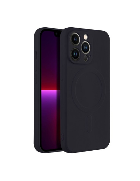 SILICONE MAG COVER compatible avec MagSafe pour IPHONE 13 Pro noir
