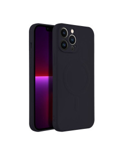 SILICONE MAG COVER compatible avec MagSafe pour IPHONE 13 Pro Max noir 2