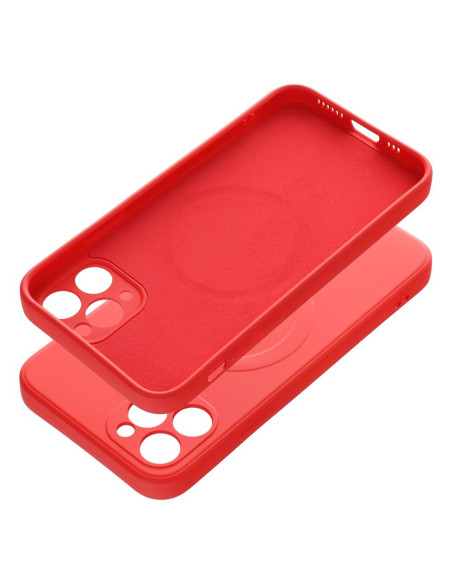 SILICONE MAG COVER compatible avec MagSafe pour IPHONE 11 Pro rouge
