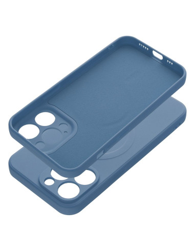 SILICONE MAG COVER compatible avec MagSafe pour IPHONE 13 Pro bleu