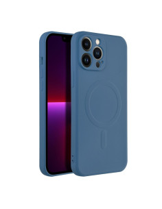 SILICONE MAG COVER compatible avec MagSafe pour IPHONE 13 Pro Max bleu 2