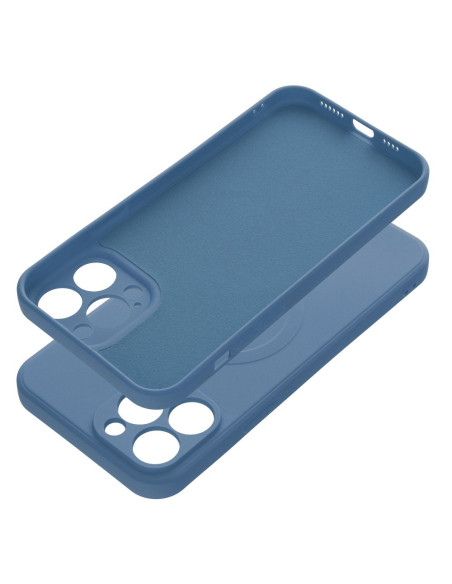 SILICONE MAG COVER compatible avec MagSafe pour IPHONE 13 Pro Max bleu