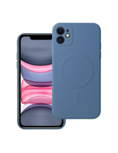 SILICONE MAG COVER compatible avec MagSafe pour IPHONE 11 bleu