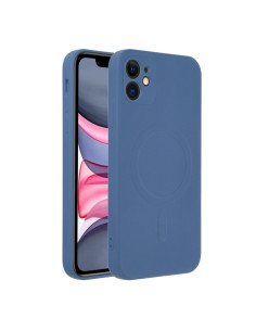 SILICONE MAG COVER compatible avec MagSafe pour IPHONE 11 bleu 2