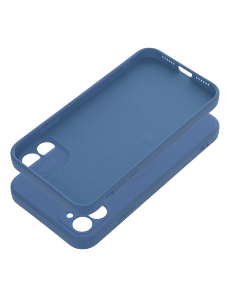 SILICONE MAG COVER compatible avec MagSafe pour IPHONE 11 bleu