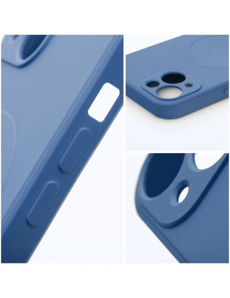 SILICONE MAG COVER compatible avec MagSafe pour IPHONE 11 bleu