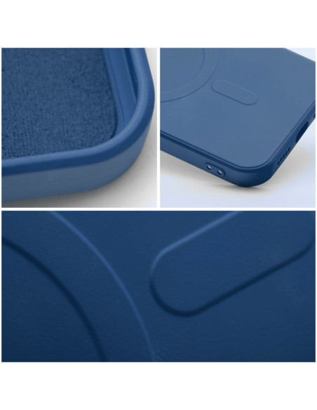 SILICONE MAG COVER compatible avec MagSafe pour IPHONE 11 bleu