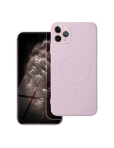 SILICONE MAG COVER compatible avec MagSafe pour IPHONE 11 Pro Max rose