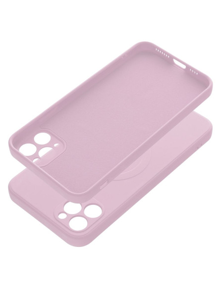 SILICONE MAG COVER compatible avec MagSafe pour IPHONE 11 Pro Max rose