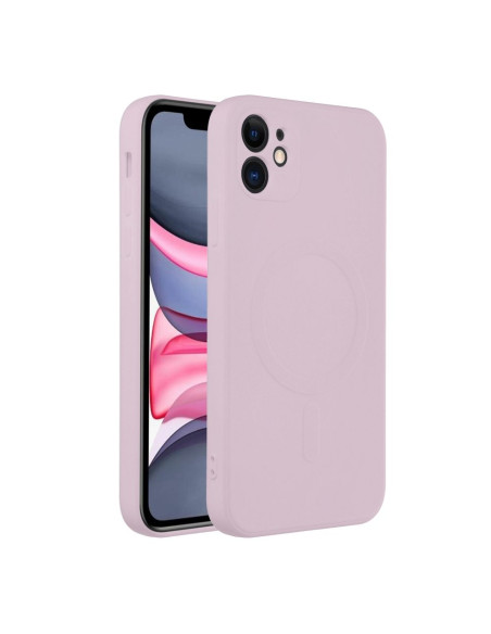 SILICONE MAG COVER compatible avec MagSafe pour IPHONE 11 Coque