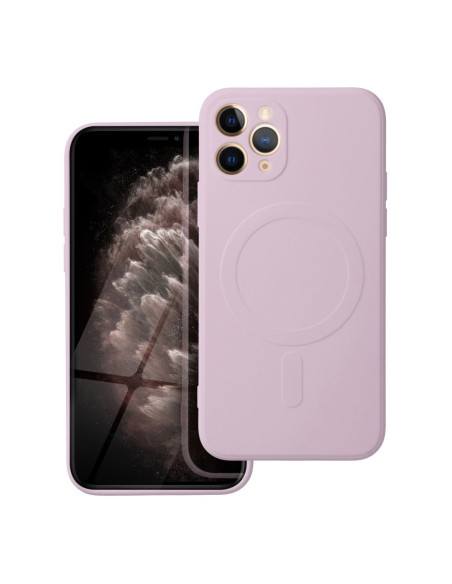 SILICONE MAG COVER compatible avec MagSafe pour IPHONE 11 Pro Coque rose