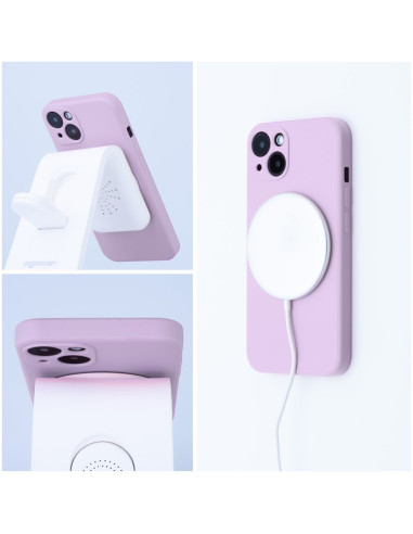 SILICONE MAG COVER compatible avec MagSafe pour IPHONE 11 Pro Coque rose