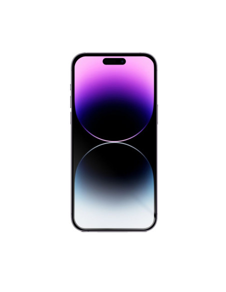 Verre trempé flexible 5D de Forcell pour iPhone 14 Pro Max noir
